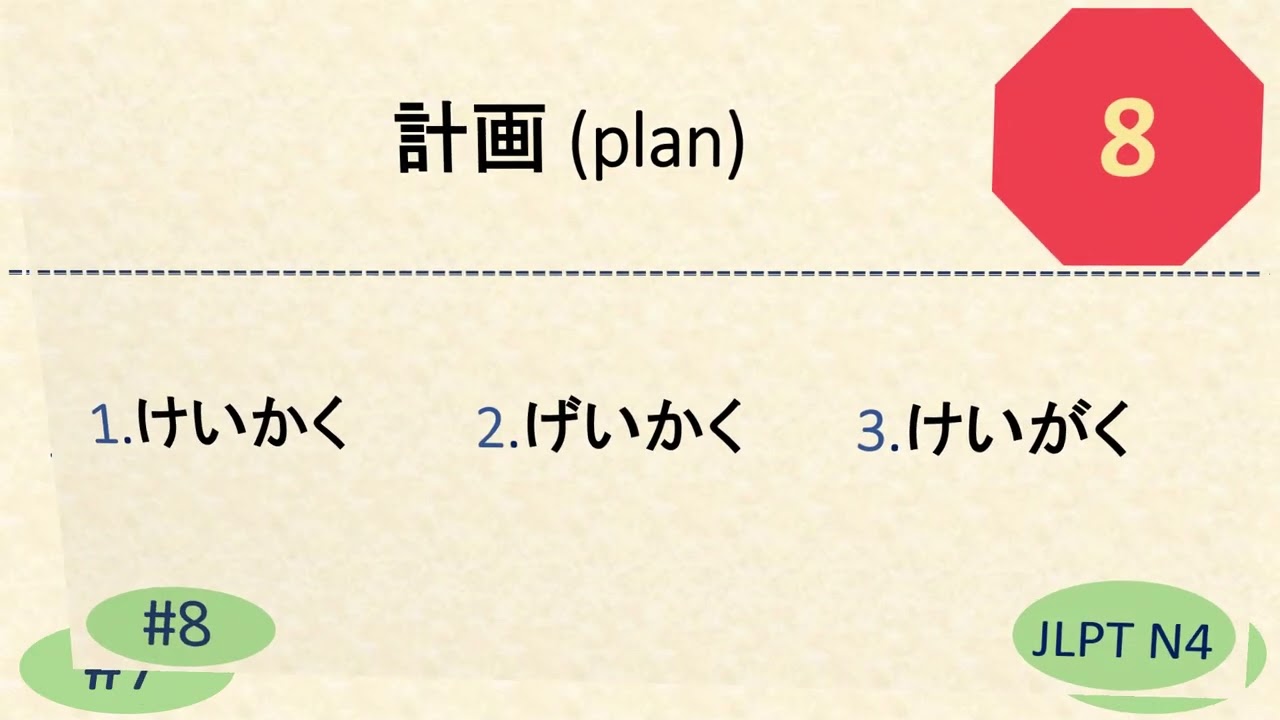 JLPT N4 Kanji Quiz [25 Multiple Choice Questions with Answers] | JLPT N4 Kanji | JLPT N4 Vocabulary