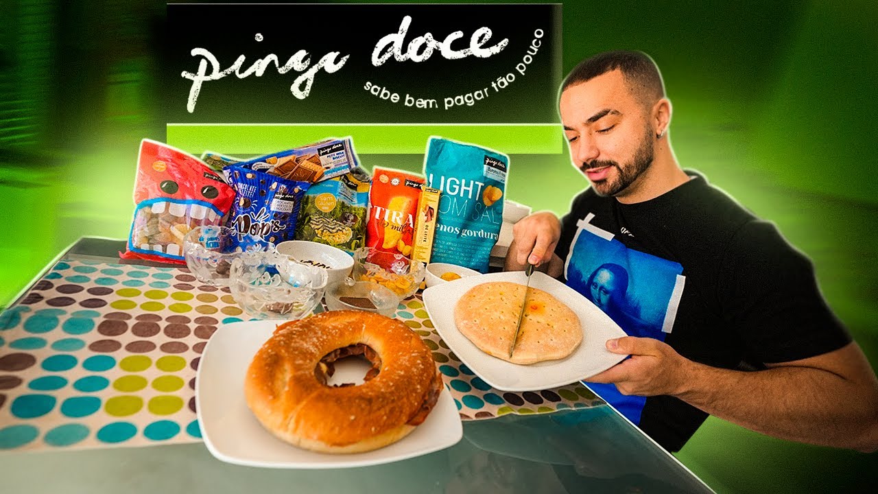 PROVANDO OS 10 MELHORES PRODUTOS DO PINGO DOCE !