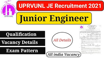 UPRVUNL JE VACANCY 2021 | UPRVUNL ONLINE FORM 2021 | ALL DETAILS