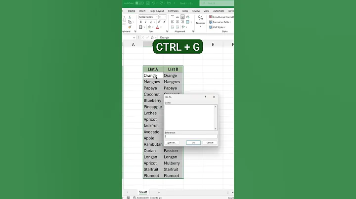 What's the EASIEST Way to Compare Two Lists in Excel?
