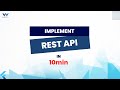 10 Minute REST API Setup Step by Step Instructions | Part-1