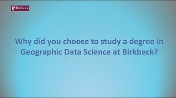 MSc Geographic Data Science