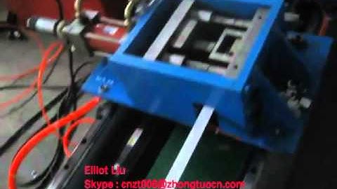 Full automatic t bar roll forming machine