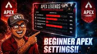 BEST Beginner Apex Legends Mouse & Keyboard Settings (Season 29)