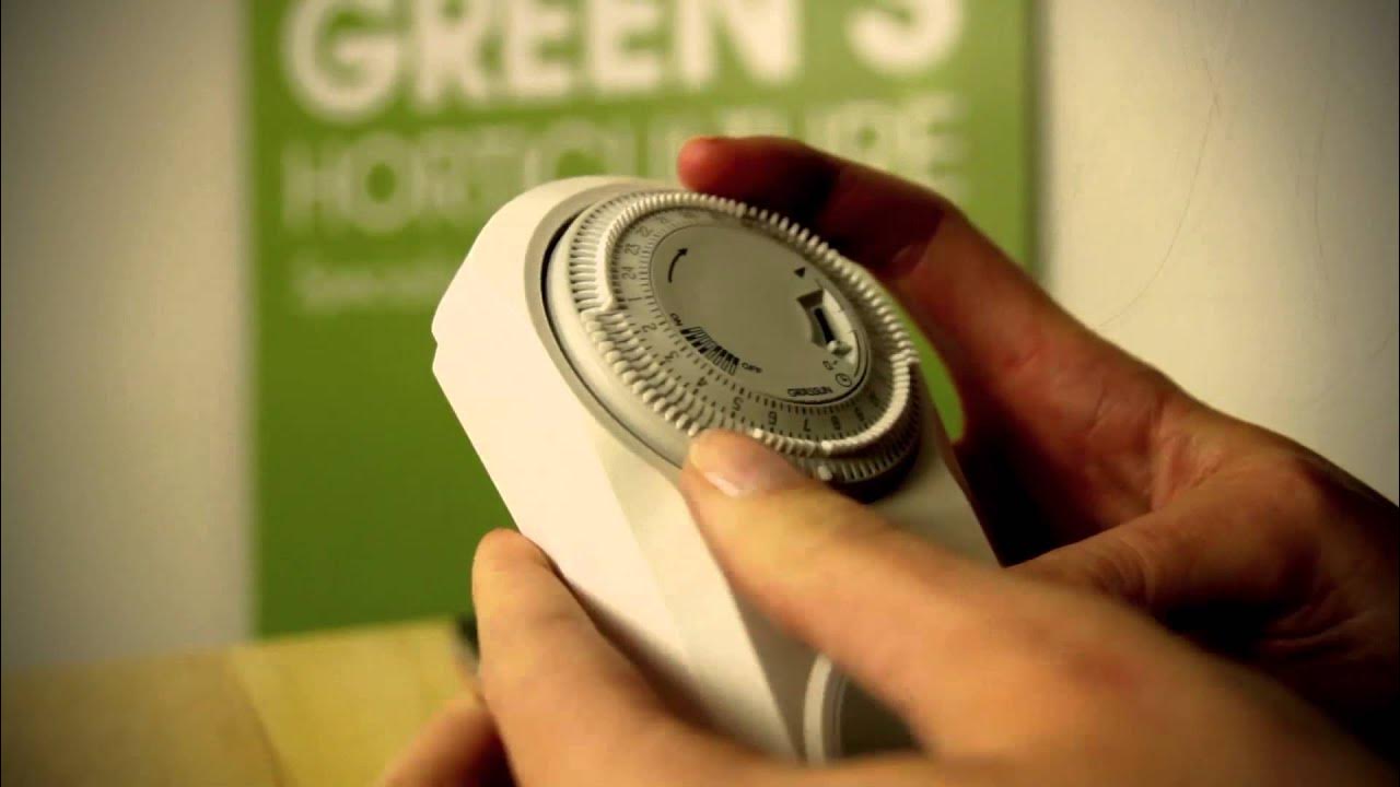 How to Set Up a Grasslin Segmental Timer Greens Hyroponics Tutorial