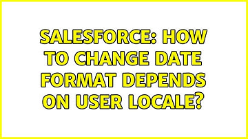 Salesforce: How to change date format depends on user locale?