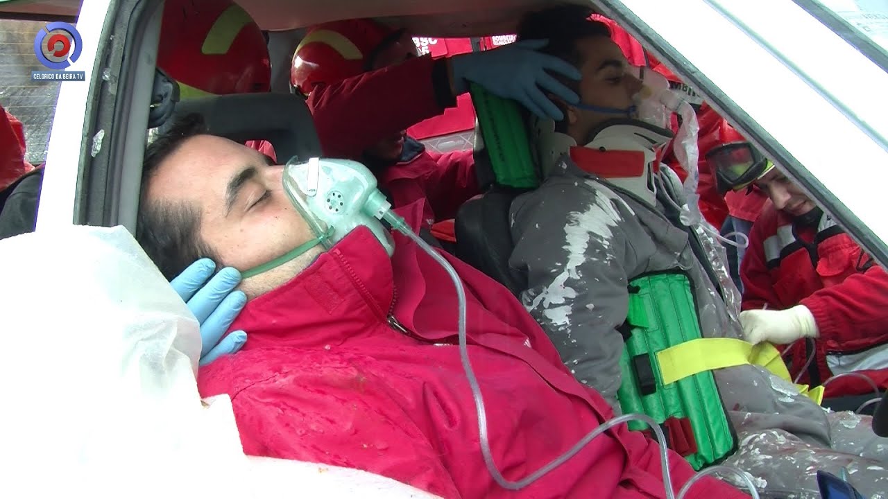 Simulacro testa conhecimentos dos Bombeiros Voluntários de Celorico da Beira