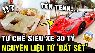 Nhóm thanh niên TỰ CHẾ siêu xe 30 tỏi từ 'ĐẤT SÉT' y chang hàng thật khiến CĐM NỂ PHỤC | TB Trends