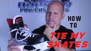 How To Tie Your Hockey Skates for performance and feel screenshot 5