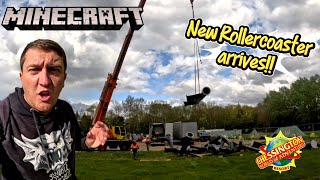 Minecraft rollercoaster arrives! | Chessington updates!