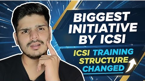 ICSI TRAINING STRUCTURE CHANGED | COMPULSARY CLASSROOM TRAINING FROM OCTOBER 2025 | ICSI #Ca #ca
