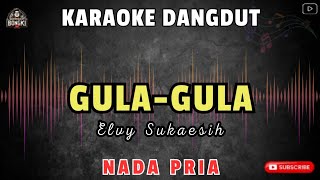 GULA GULA - Elvi Sukaesih || KARAOKE NADA PRIA