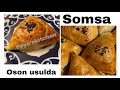 Somsa tayyorlash juda oson usulda / Узбекская Самса 😋😋😋