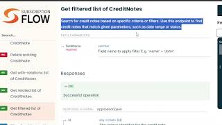 Guide to Use API Endpoints for CreditNotes | SubscriptionFlow API Tutorial