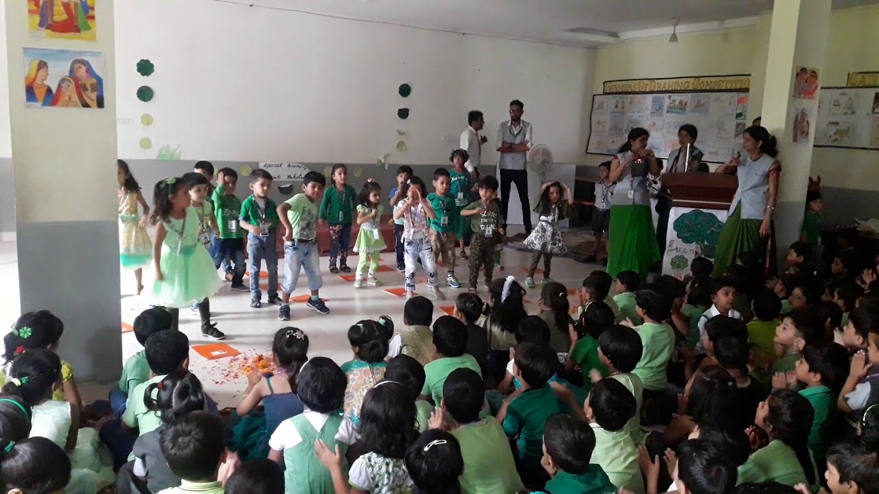 Green Day celebration of Preprimary Kids- Under Special Assembly