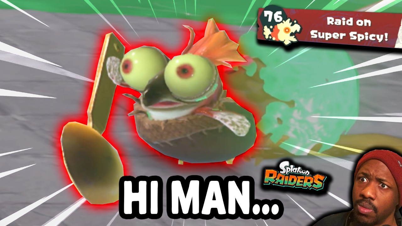 Splatoon Raiders Developers think they're so funny...