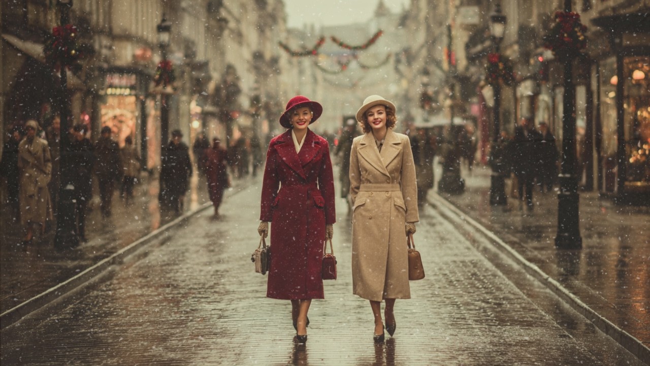 Cozy Snowy Night Jazz 🌙 | Vintage 1940s–1960s Male Crooner Songs