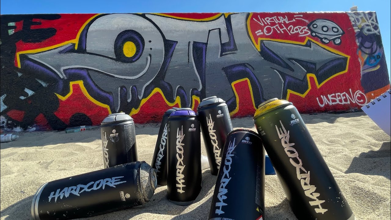 Los Angeles / Venice Beach graffiti session with Virtual, Poet & King OG