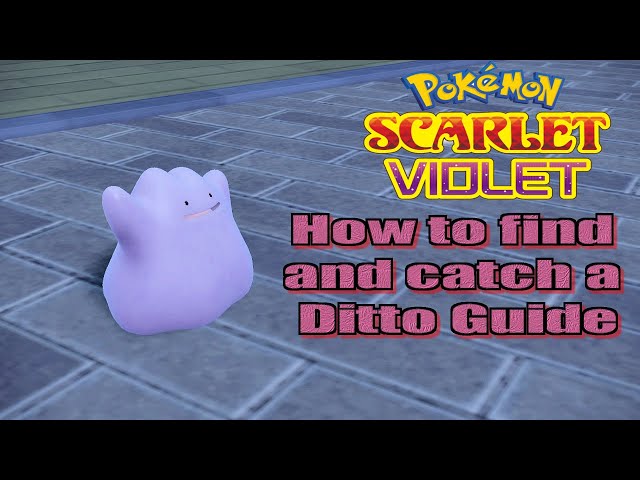 How to Catch a Ditto in 'Pokémon Scarlet' and 'Pokémon Violet