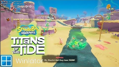 SpongeBob SquarePants Titans of the Tide on Android Winlator Bionic 2.7.1 Poco F6