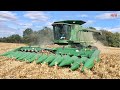JOHN DEERE 9600 Combine Harvesting Corn