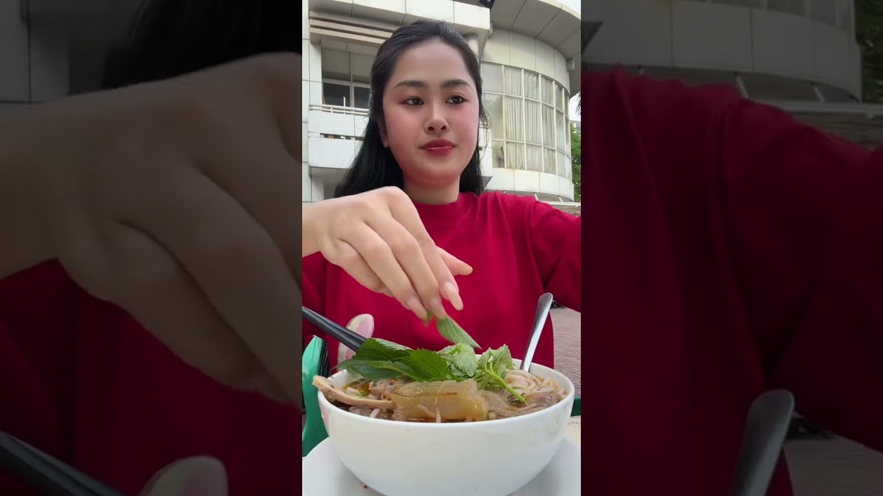7 ngày ăn bún bò - ngày thứ 6 #dungthichan #mukbang #food 