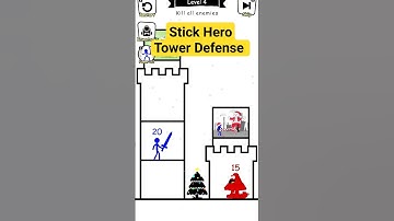 Stick Hero Tower Defense Full Level 4 STICK #gameplay #shorts #stick #game #hero #short #shortvideo