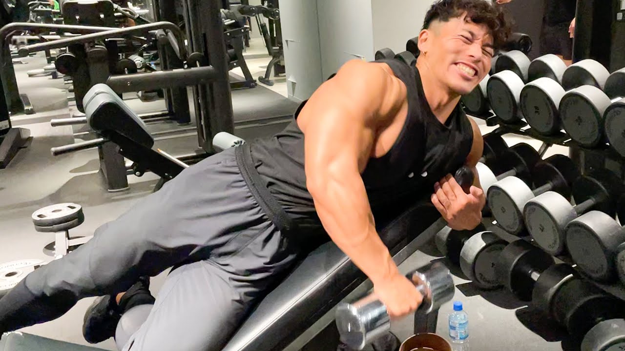 【ガチ肩トレ_後編】嶋田慶太のガチトレシーンを大公開！