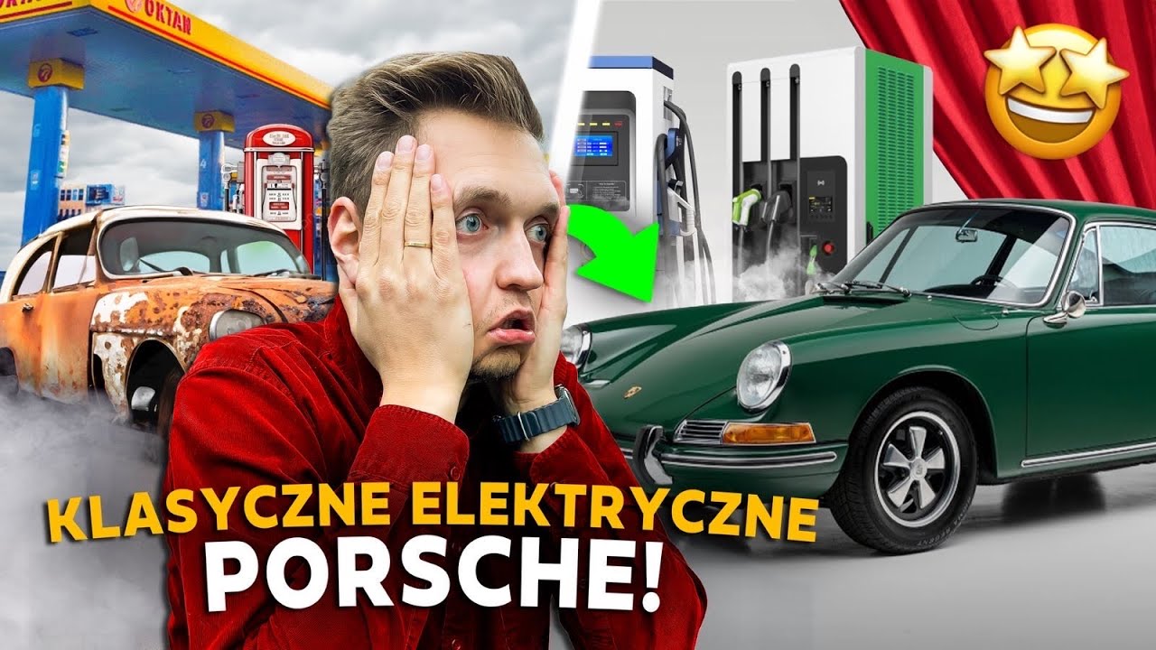 JAK PRZEROBIĆ SAMOCHÓD SPALINOWY NA ELEKTRYCZNY?🤔 Konwersja Porsche i Citroena na EV!