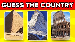 Guess the Country by the Landmark! Can you identify all 50 countries?