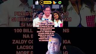 Lacson Cover Up Bbm Sa 100 Billion Insertion Hala
