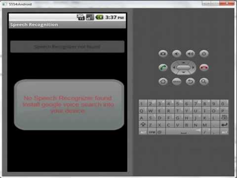 Android Text To Speech and Speech Recognition