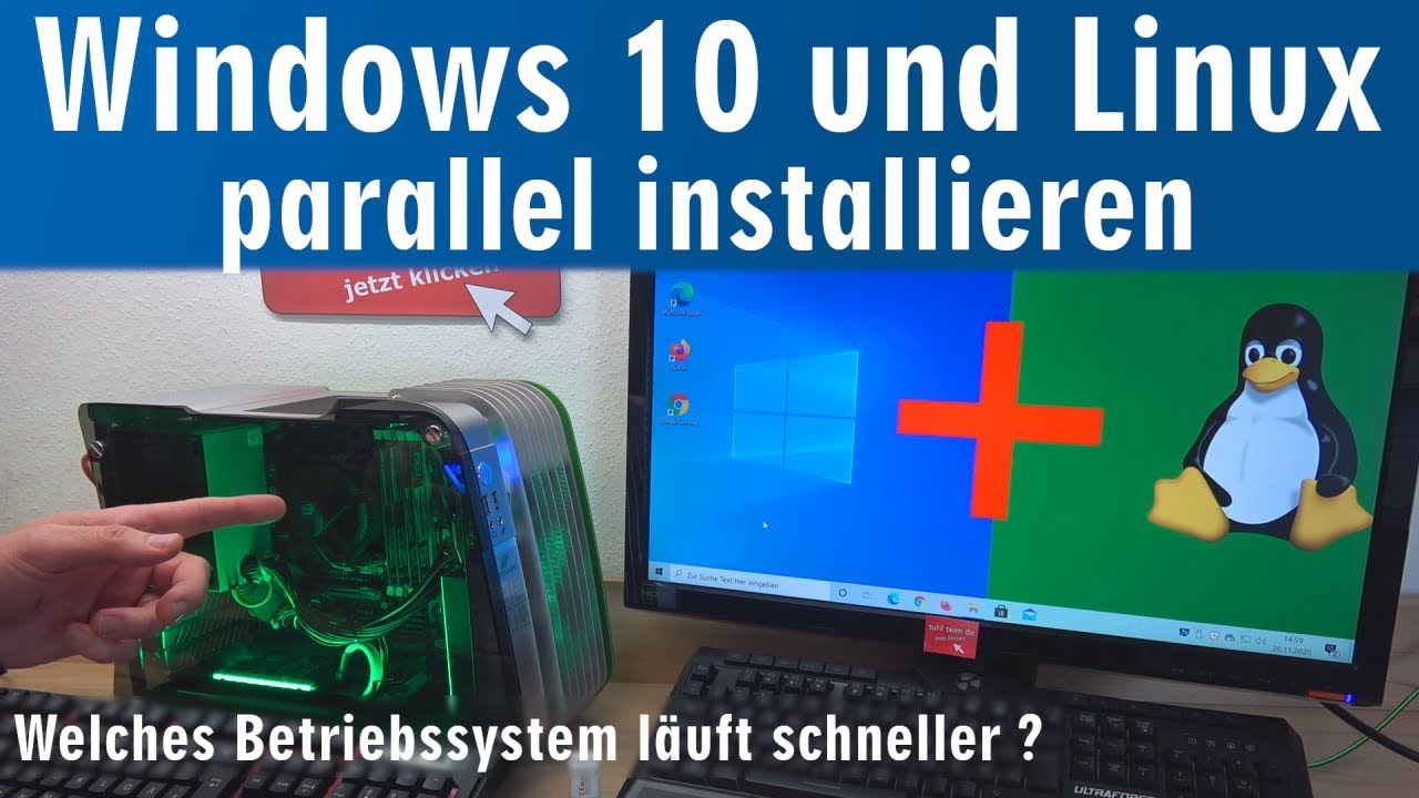  Update Windows 10 und Linux parallel installieren ⭐ Was läuft schneller ⭐ Dual Boot