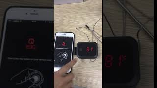 How to connect Smart Bluetooth Digital BBQ Food Thermometer IBT 2X