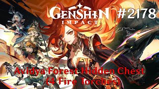 Genshin Impact Walkthrough Part 2178 - Avidya Forest Hidden Chest [4 Fire Torches] (No Commentary)