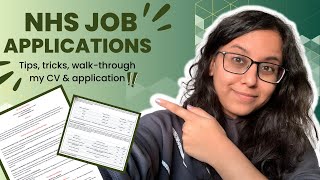 NHS Job Applications Guide | Tips & Strategies for Success (2023) | Walk-through my application!