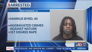 West Monroe man arrested; accused of sexually assaulting his child