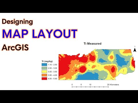 Designing Map Layout View in ArcGIS