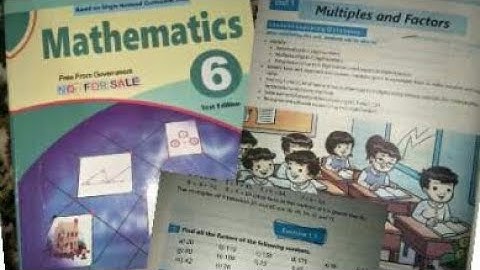 Grade#6 Maths unit#1 solved full exercise | Multiples & factors | kpk board new syllabus