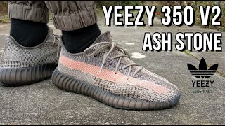 ADIDAS YEEZY 350 V2 ASH STONE REVIEW - On feet, comfort, weight