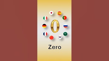 How Different Languages Say 0 😮 | Quick & Easy #polyglotjourney #learnlanguages  #polyglot #learn