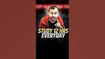 Study 12 Hours Everyday⚡