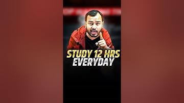 Study 12 Hours Everyday⚡