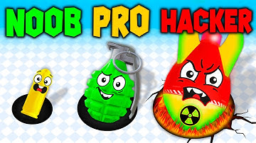 Attack Hole // NOOB vs PRO vs HACKER // NUCLEAR BOSS