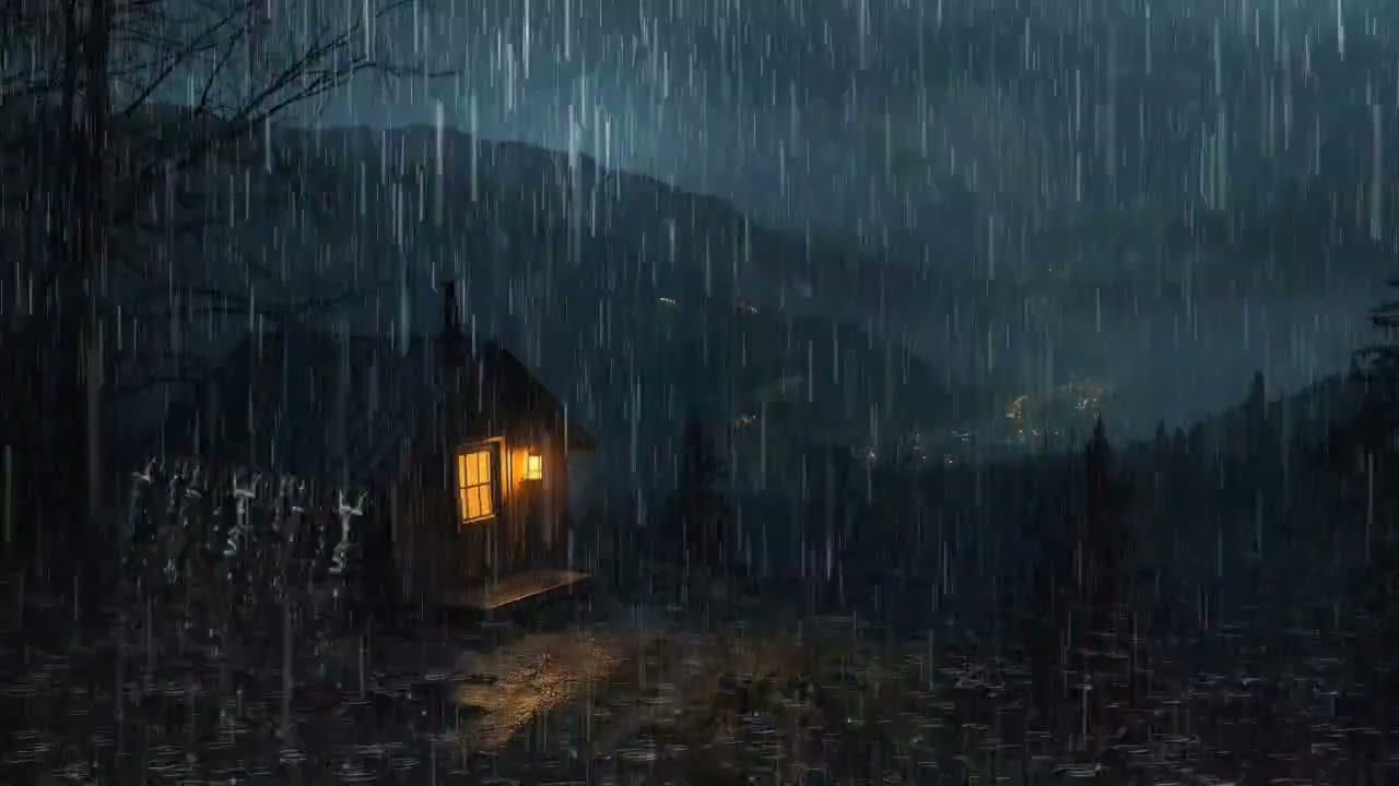 Fall Asleep Quickly with Soothing Rain and Thunder