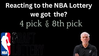 Reacting to the NBA Lottery (Spurs Edition)