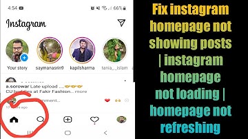 Fix instagram home page not showing posts | instagram homepage not loading | homepage not refreshing