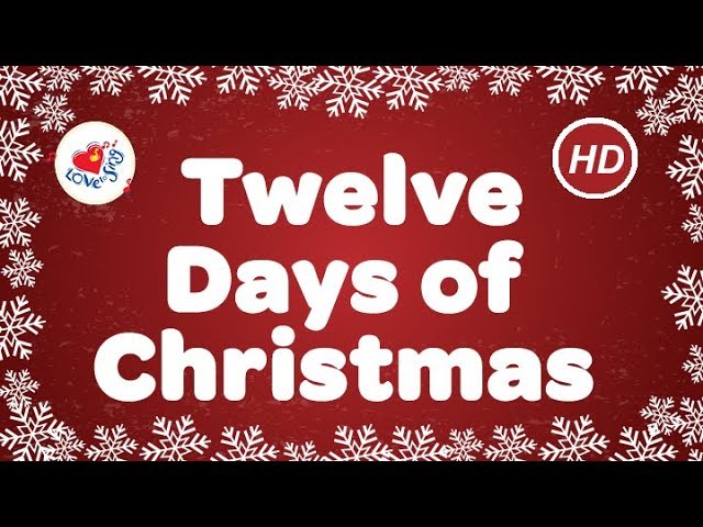 kort Afwijzen uitsterven Twelve Days of Christmas with Lyrics | Popular Christmas Songs - YouTube