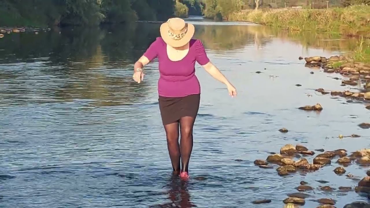 Falling in the river. My second attempt at stone skimming stones. I got soaking wet, fully clothed.