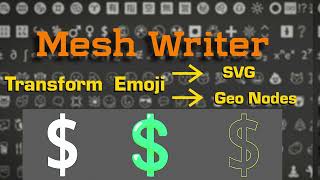 Mesh Writer -- Advanced Unicode-SVG-Text Add on for Blender.
